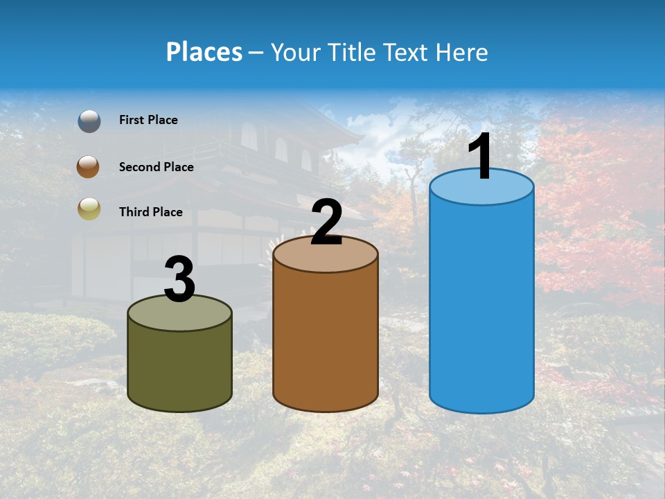 Monument City Statue PowerPoint Template