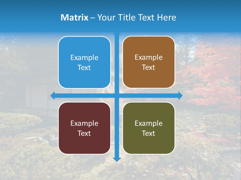 Monument City Statue PowerPoint Template