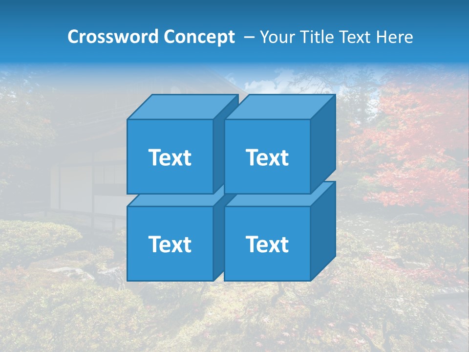 Monument City Statue PowerPoint Template
