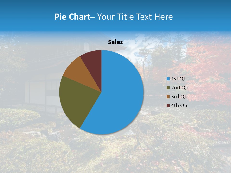 Monument City Statue PowerPoint Template