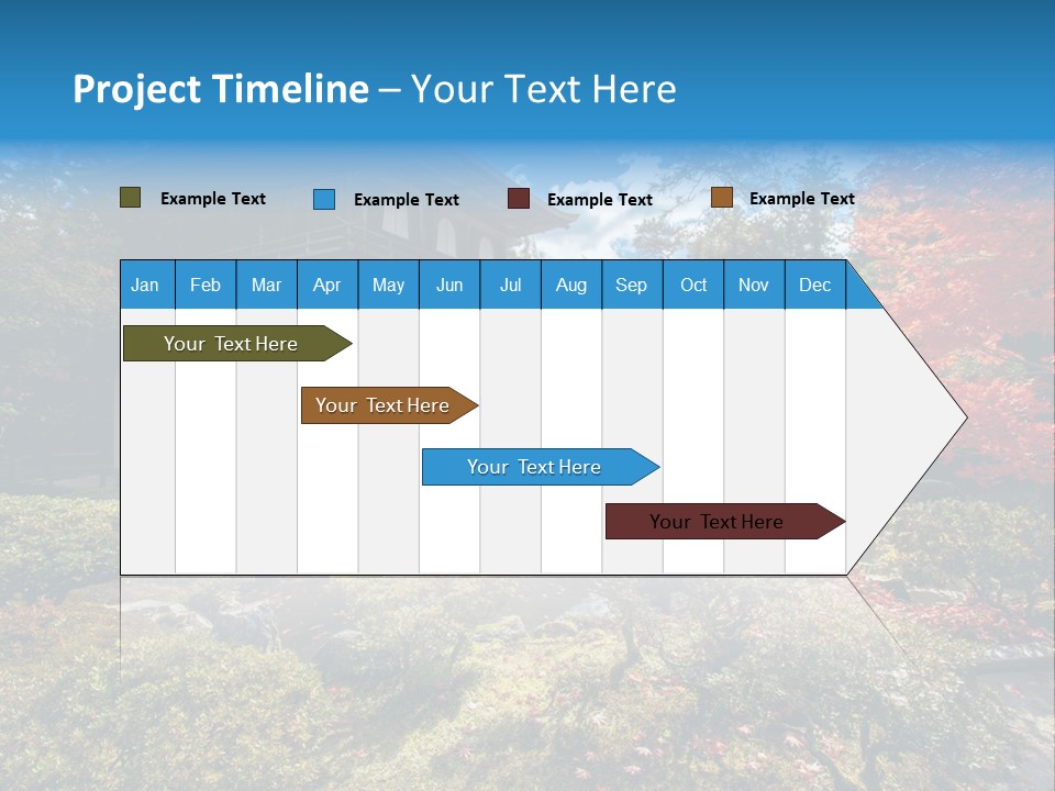 Monument City Statue PowerPoint Template