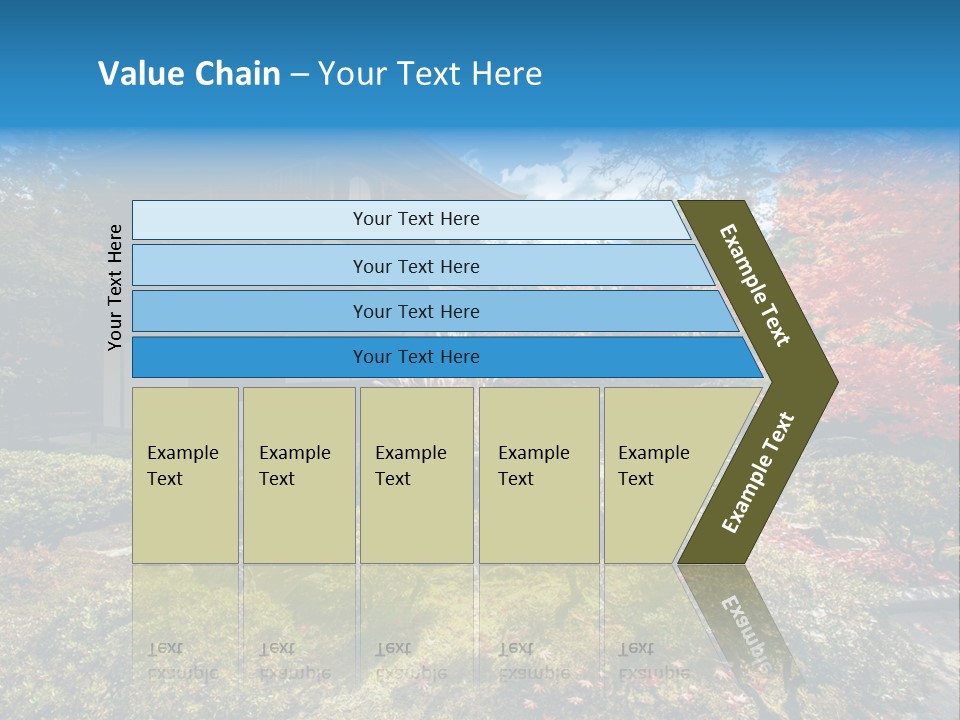 Monument City Statue PowerPoint Template