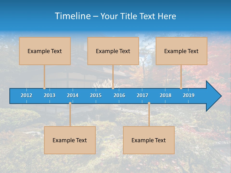 Monument City Statue PowerPoint Template