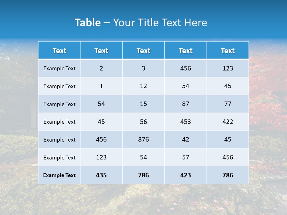 Monument City Statue PowerPoint Template