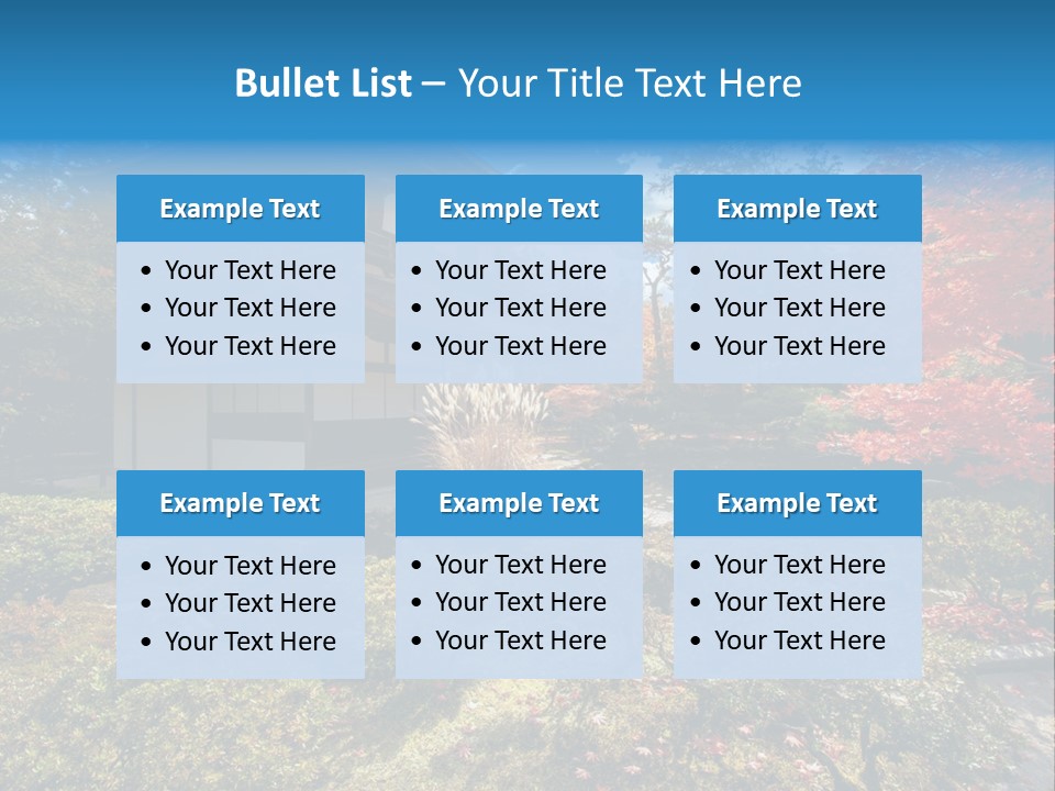 Monument City Statue PowerPoint Template