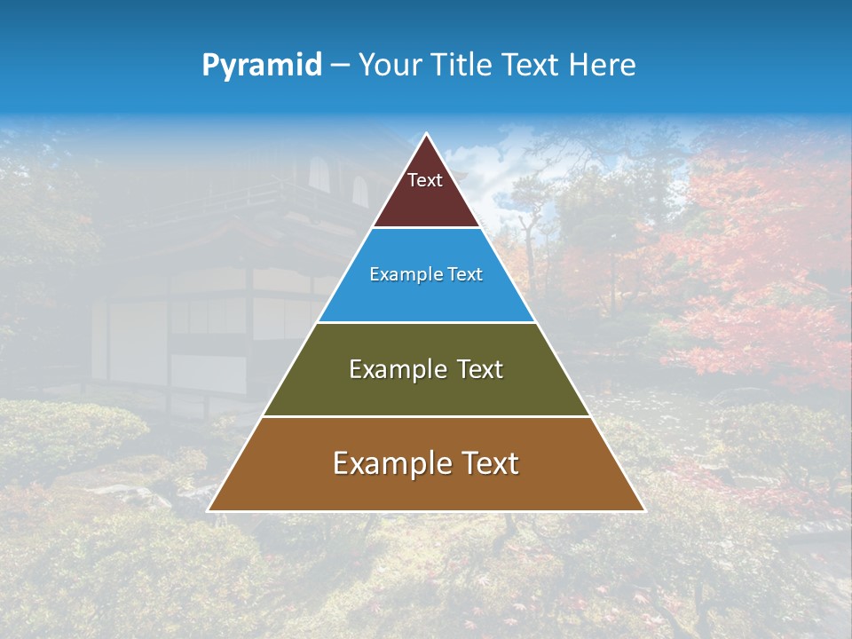 Monument City Statue PowerPoint Template