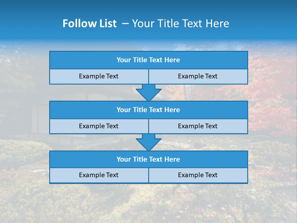 Monument City Statue PowerPoint Template