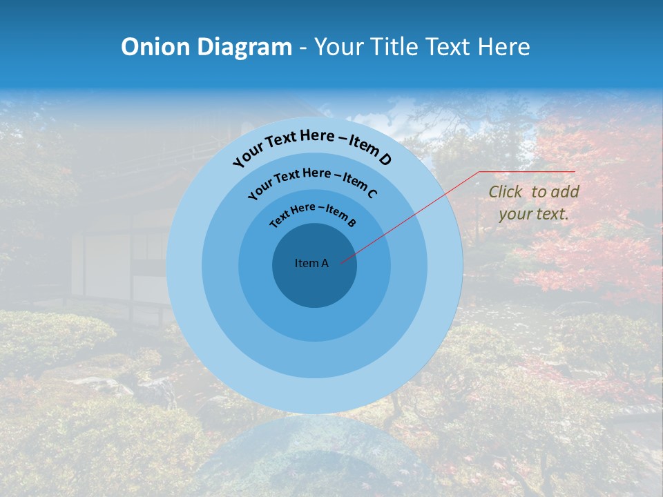 Monument City Statue PowerPoint Template