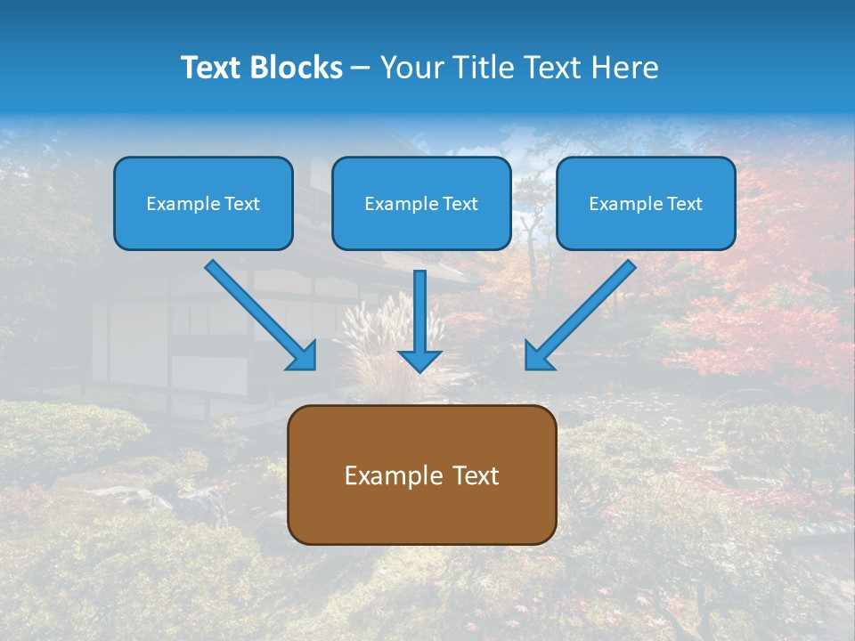 Monument City Statue PowerPoint Template
