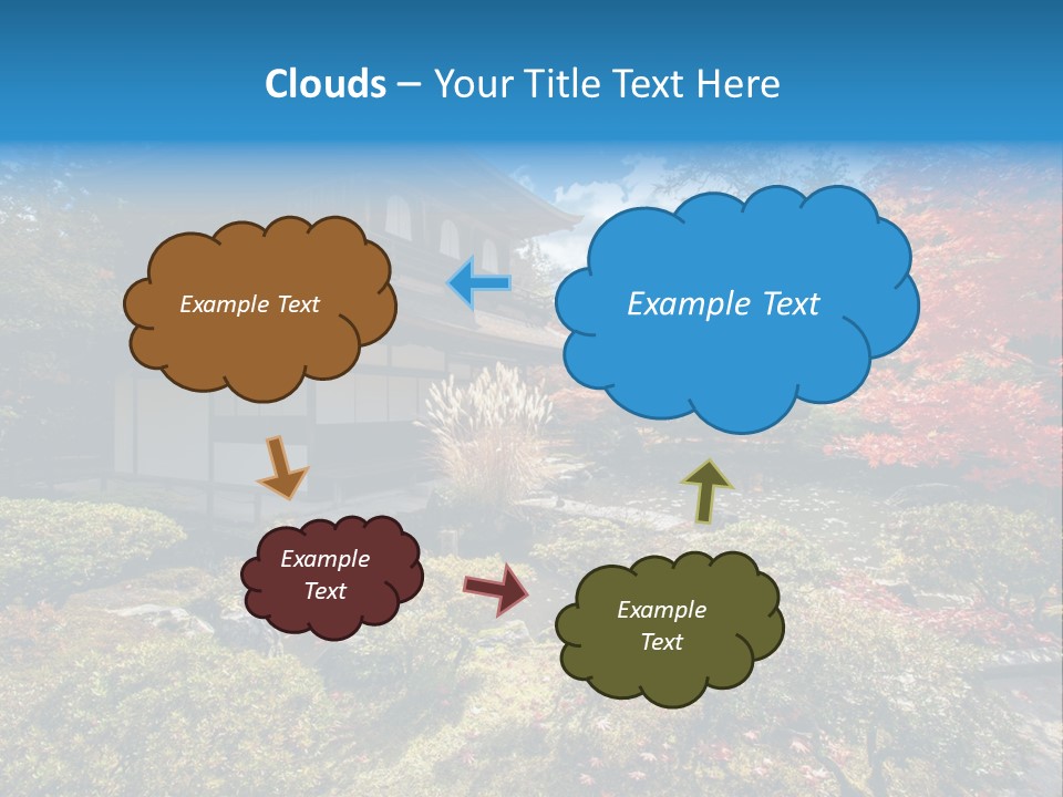Monument City Statue PowerPoint Template