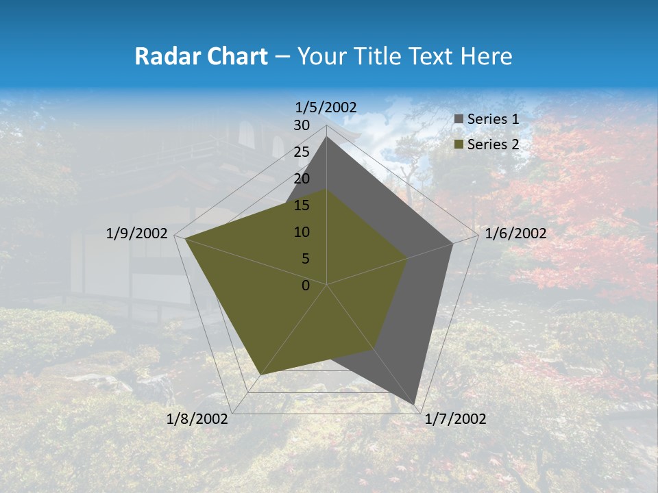 Monument City Statue PowerPoint Template