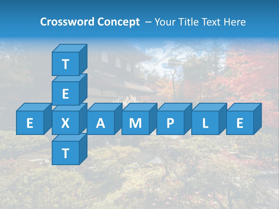 Monument City Statue PowerPoint Template