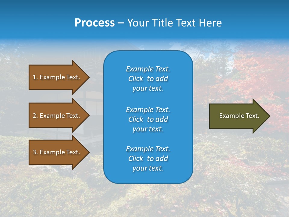 Monument City Statue PowerPoint Template