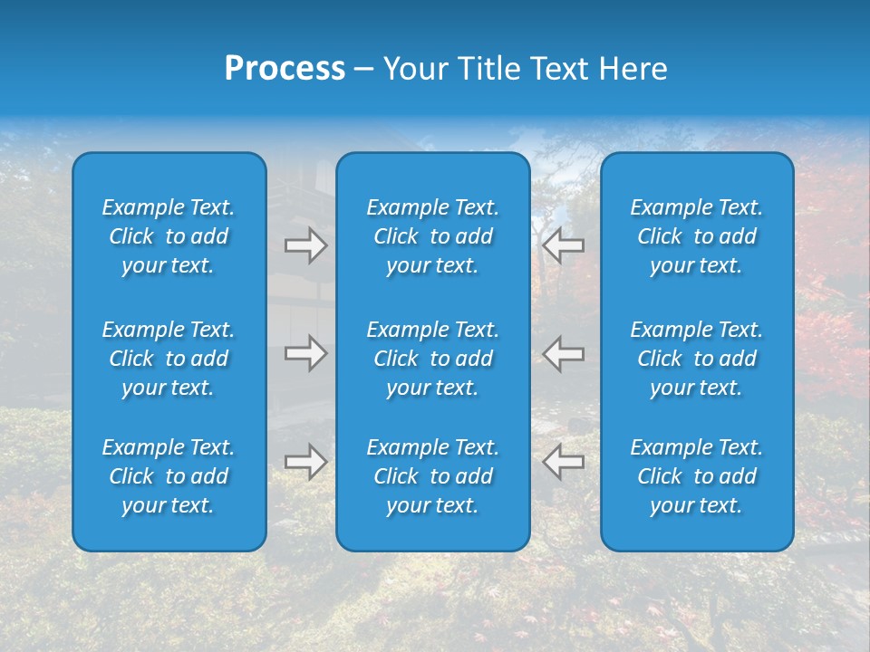 Monument City Statue PowerPoint Template