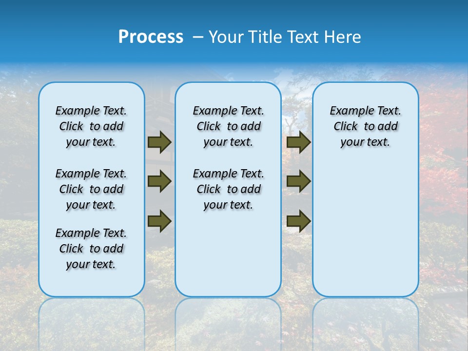 Monument City Statue PowerPoint Template