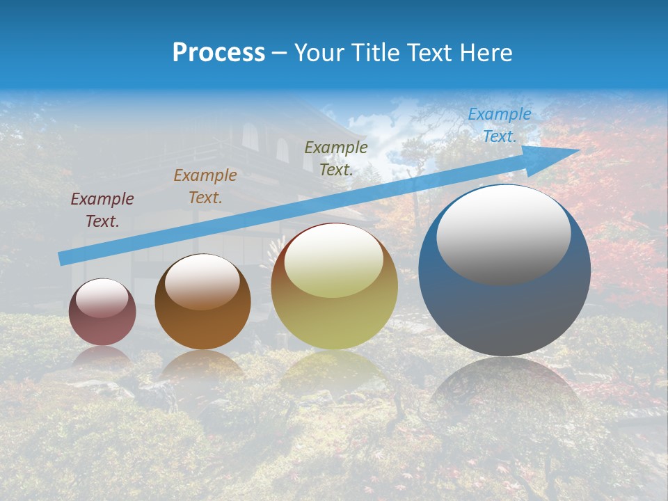 Monument City Statue PowerPoint Template