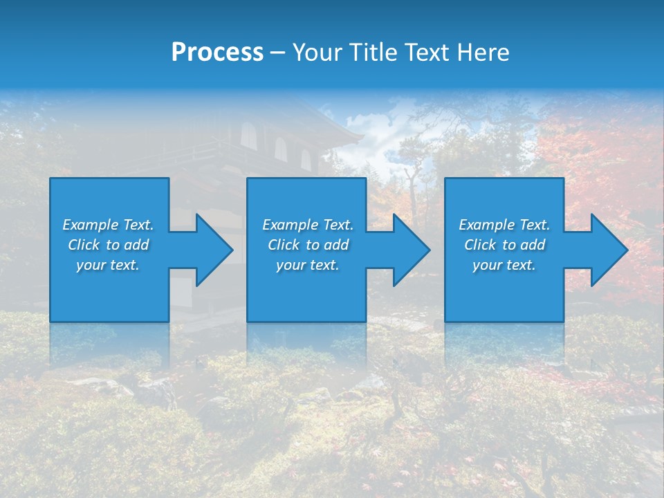 Monument City Statue PowerPoint Template