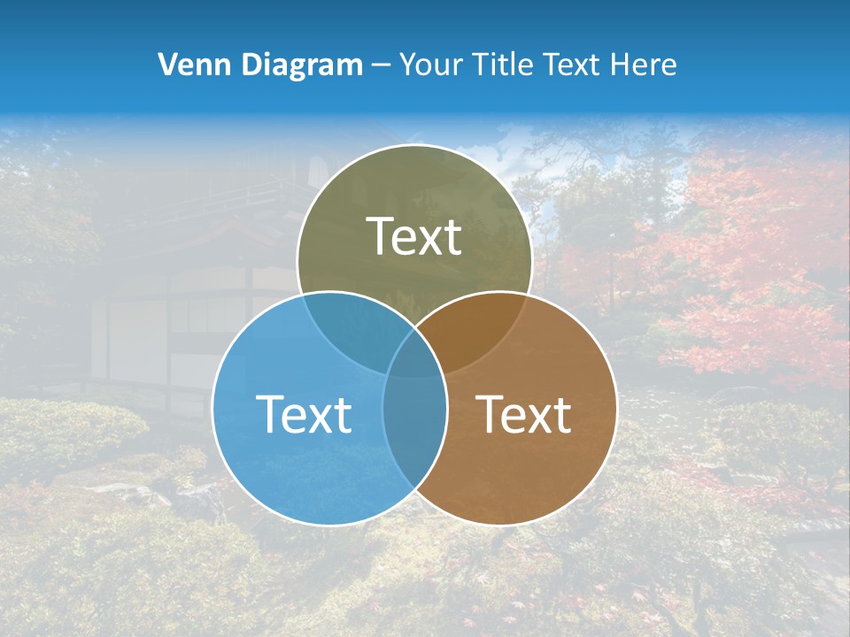 Monument City Statue PowerPoint Template