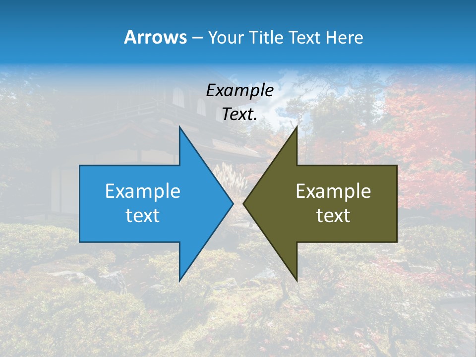 Monument City Statue PowerPoint Template