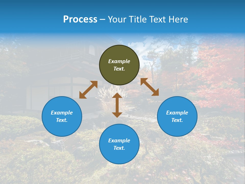 Monument City Statue PowerPoint Template