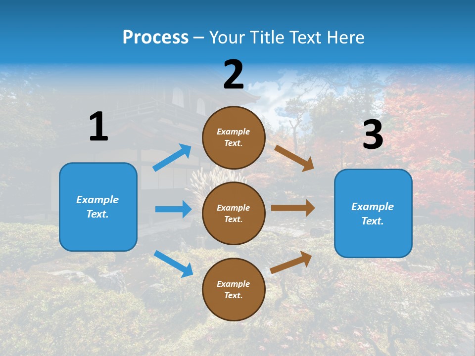 Monument City Statue PowerPoint Template
