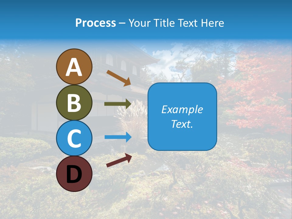 Monument City Statue PowerPoint Template