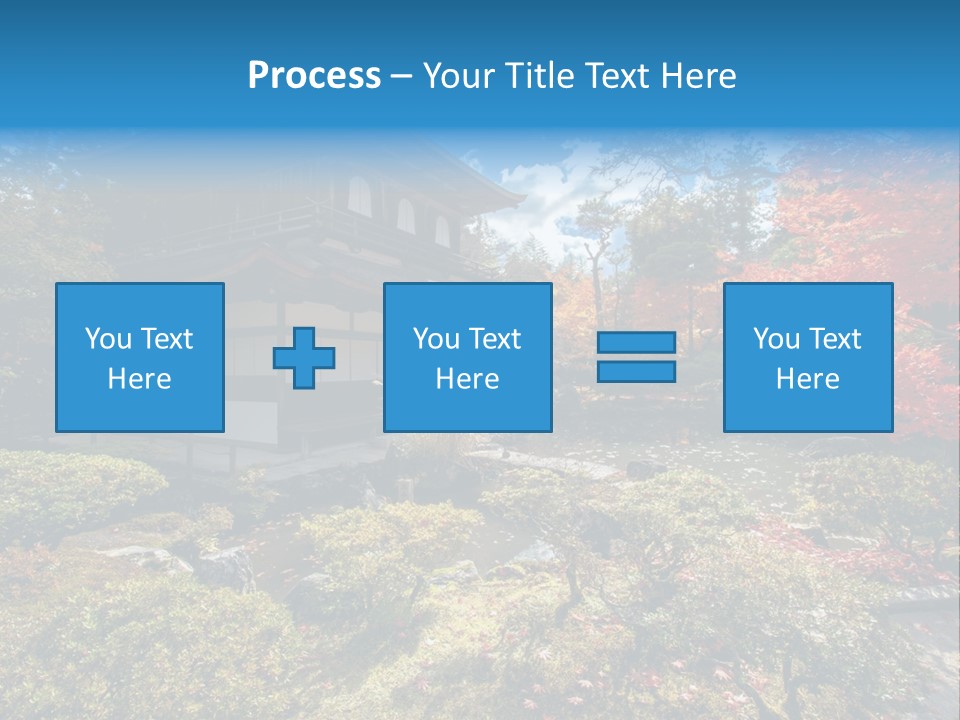 Monument City Statue PowerPoint Template