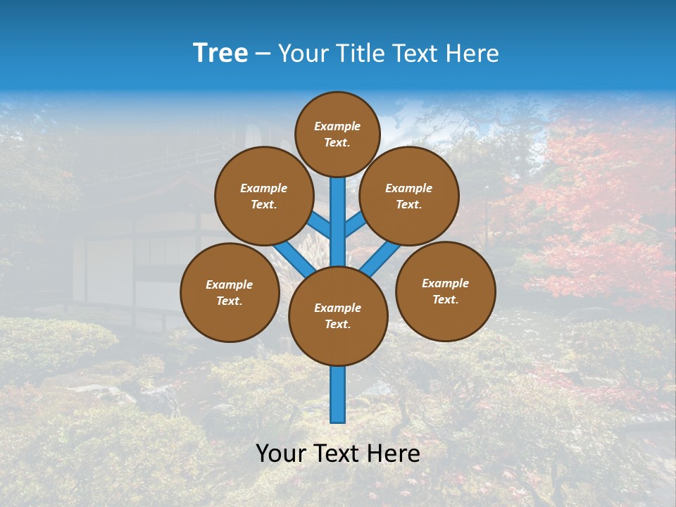 Monument City Statue PowerPoint Template