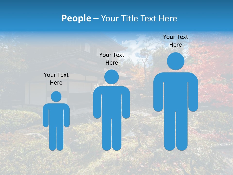 Monument City Statue PowerPoint Template