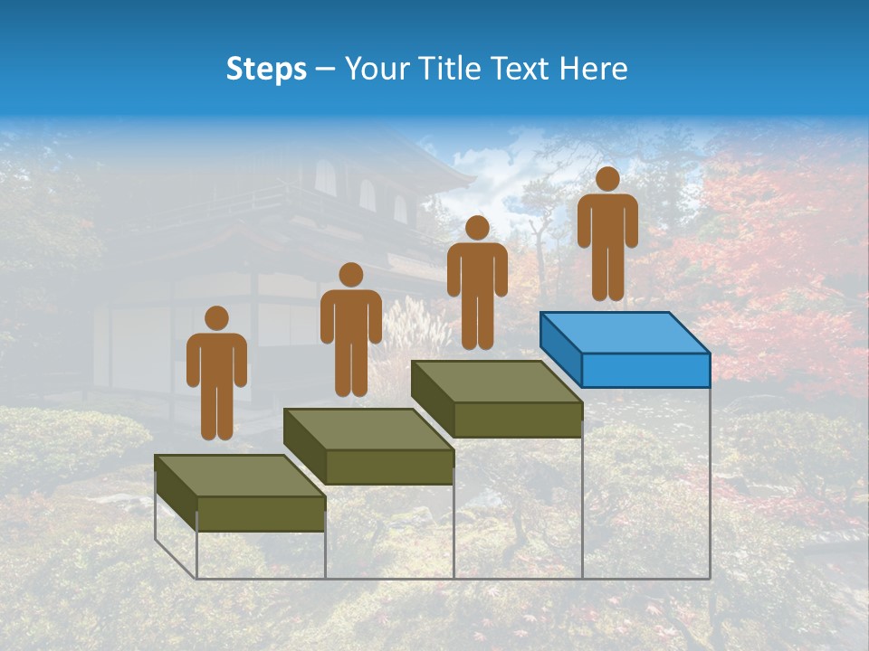 Monument City Statue PowerPoint Template