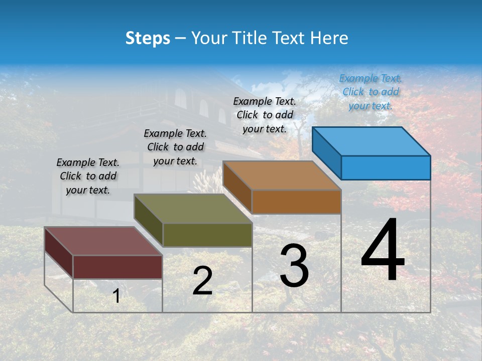 Monument City Statue PowerPoint Template