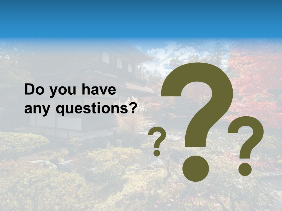 Monument City Statue PowerPoint Template