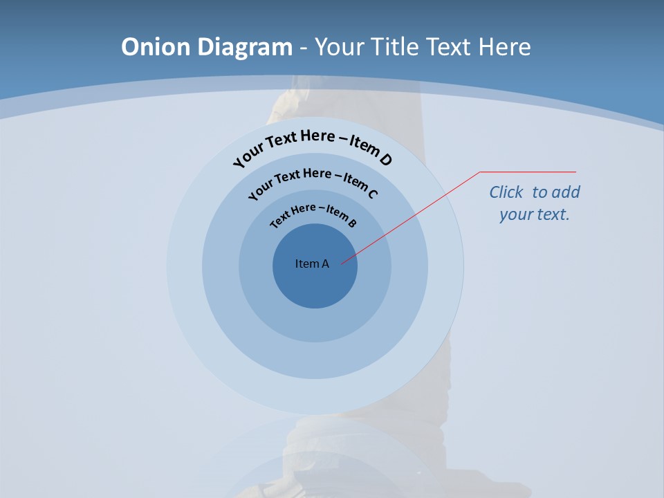 Monument City Statue PowerPoint Template