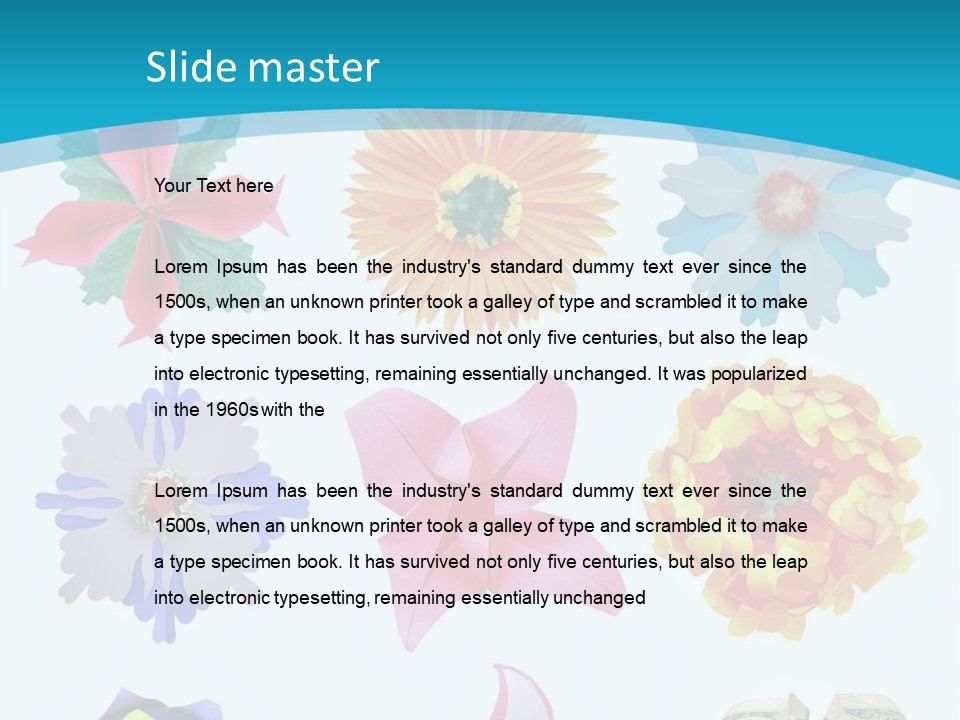 Orchid Clear Beauty PowerPoint Template