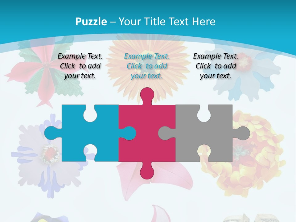 Orchid Clear Beauty PowerPoint Template