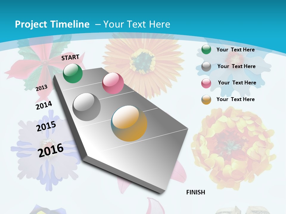 Orchid Clear Beauty PowerPoint Template