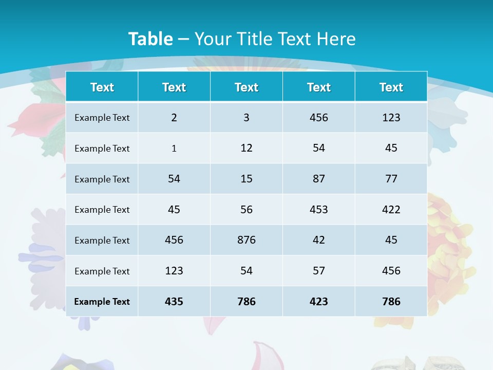 Orchid Clear Beauty PowerPoint Template