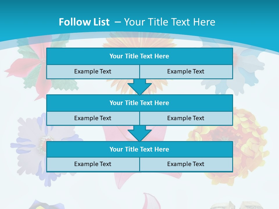 Orchid Clear Beauty PowerPoint Template