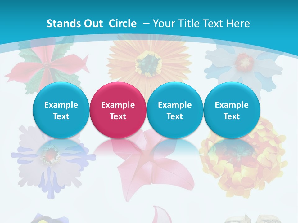 Orchid Clear Beauty PowerPoint Template