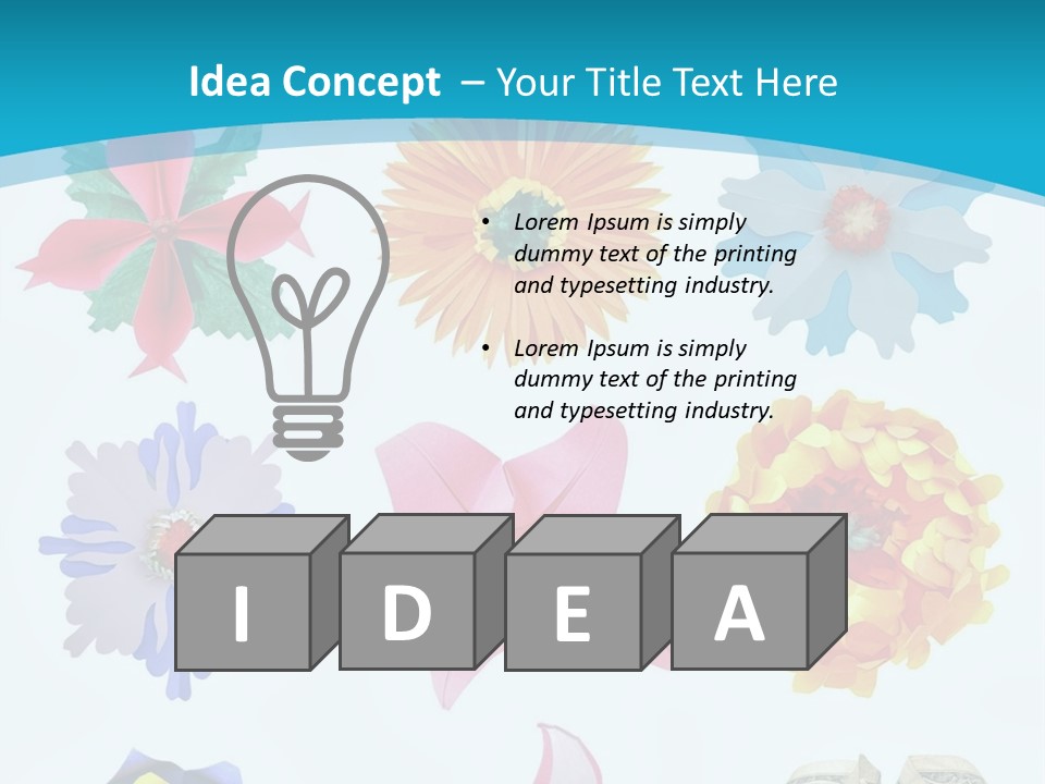 Orchid Clear Beauty PowerPoint Template