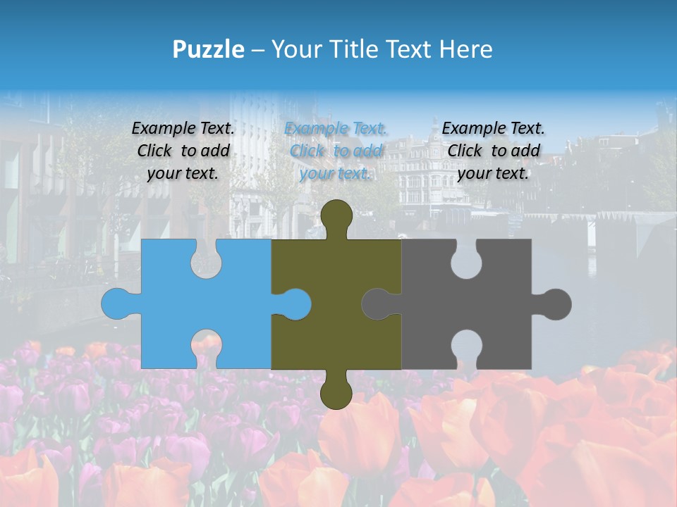 Capital Amsterdam Architecture PowerPoint Template