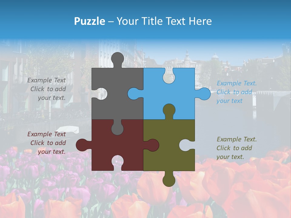 Capital Amsterdam Architecture PowerPoint Template