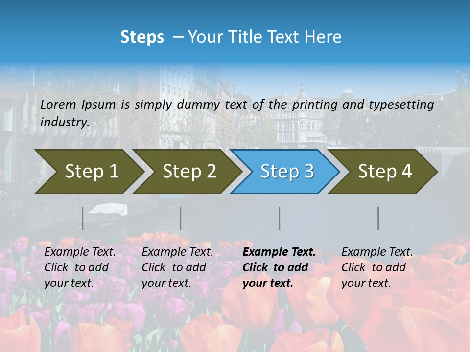 Capital Amsterdam Architecture PowerPoint Template