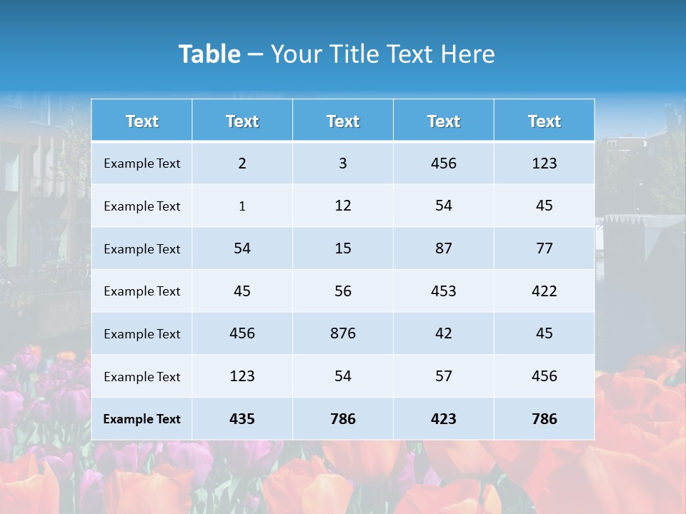 Capital Amsterdam Architecture PowerPoint Template