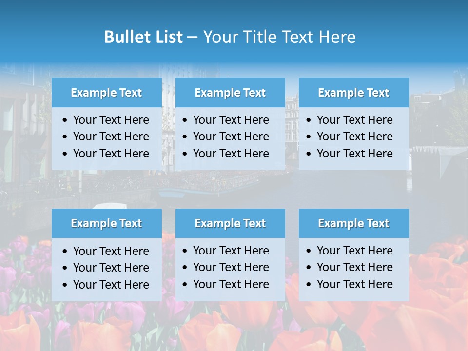 Capital Amsterdam Architecture PowerPoint Template