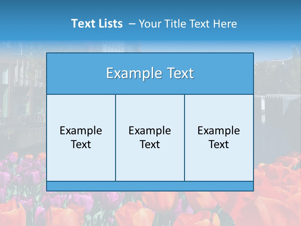 Capital Amsterdam Architecture PowerPoint Template