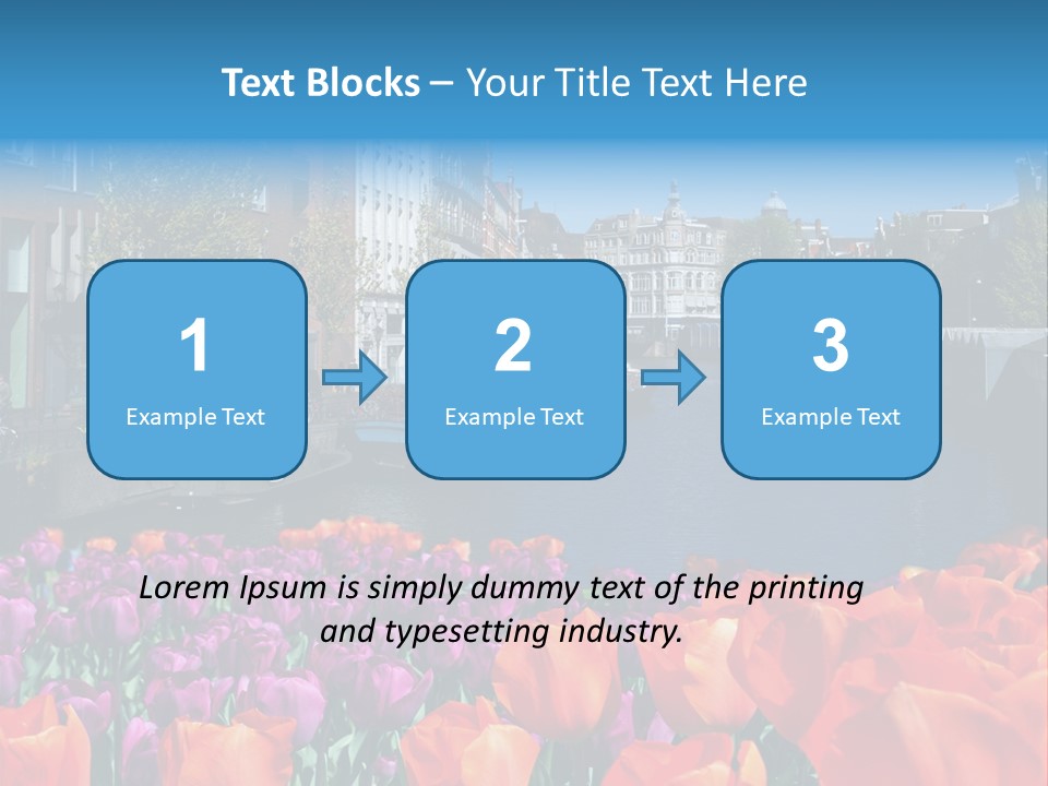 Capital Amsterdam Architecture PowerPoint Template