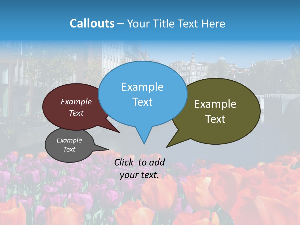 Capital Amsterdam Architecture PowerPoint Template