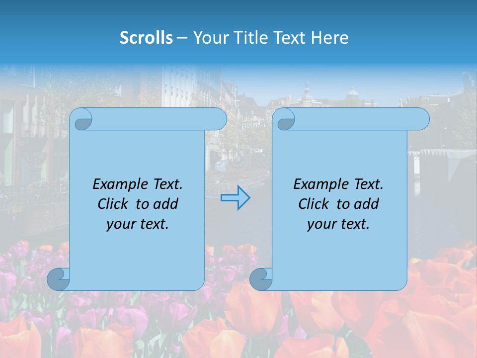 Capital Amsterdam Architecture PowerPoint Template