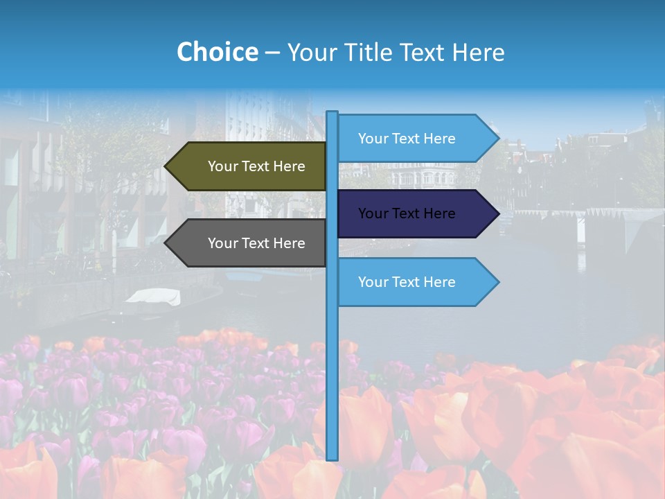 Capital Amsterdam Architecture PowerPoint Template